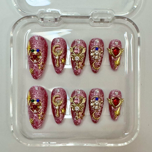 Magic Girl Press On Nails | Be Cute Collection